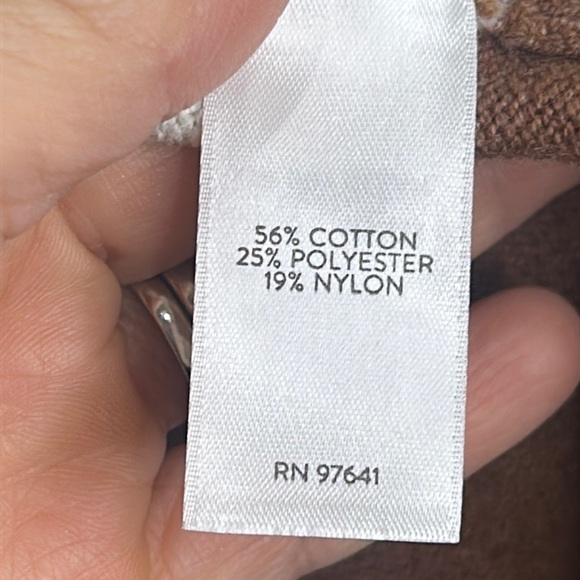 J. JILL Tan/Brown Color Block Long Button Front Cardigan Size Large - Picture 11 of 15